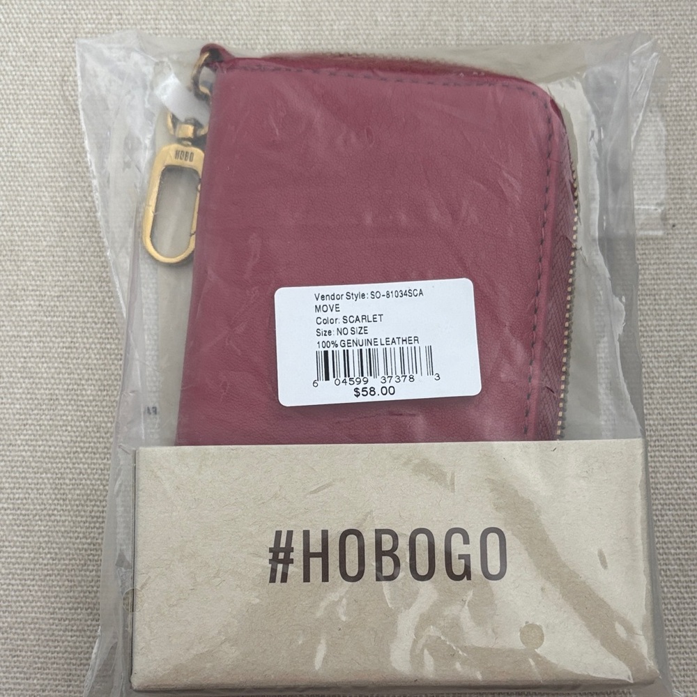 NWT—HOBO Scarlet Leather Zip Wallet
Part of the #HOBOGO—mix and match